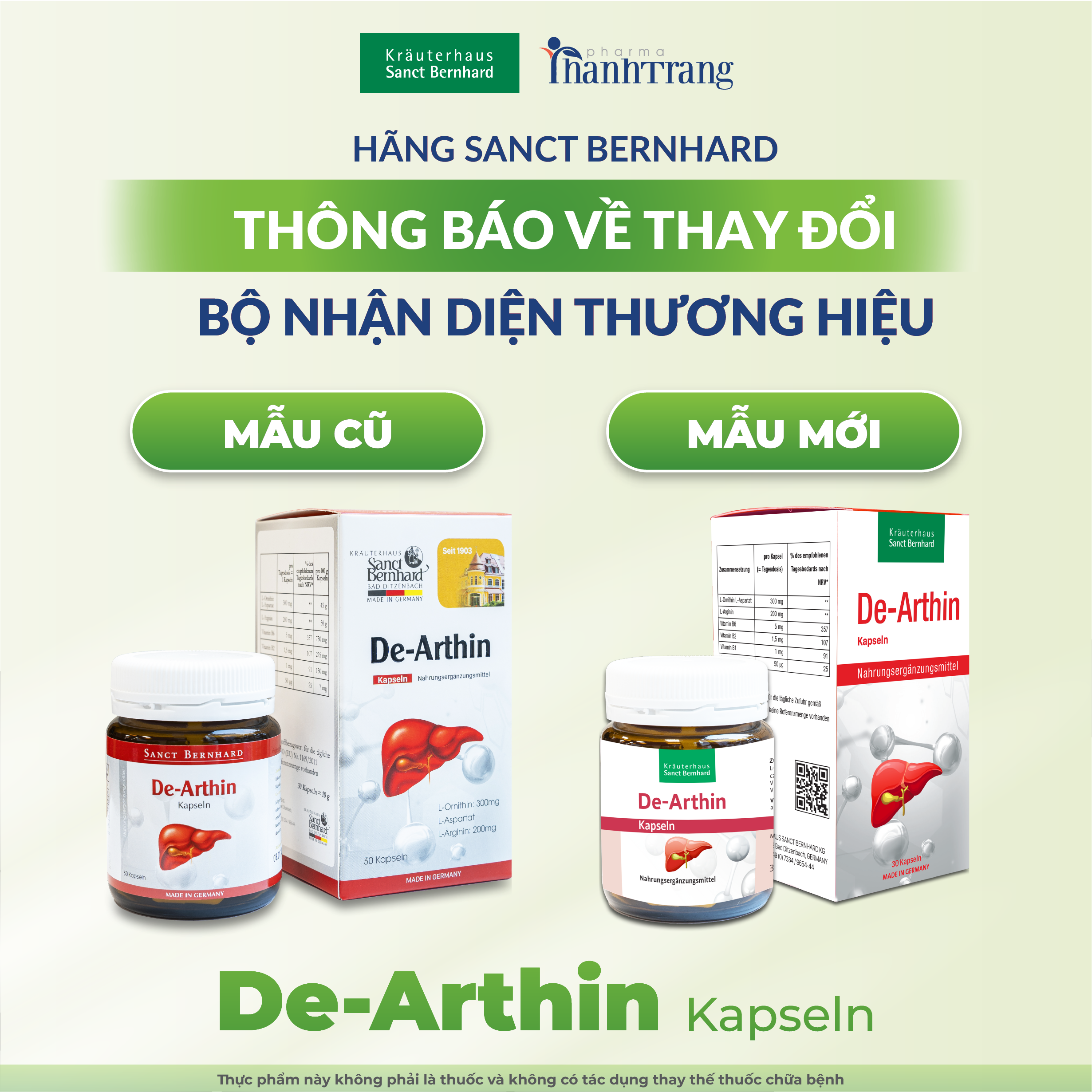 De - Arthin thay đổi nhận diện mới 